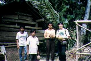 ���痢�q�̉Ƃ̑O��